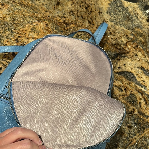 Michael Kors Blue backpack purse main image 6